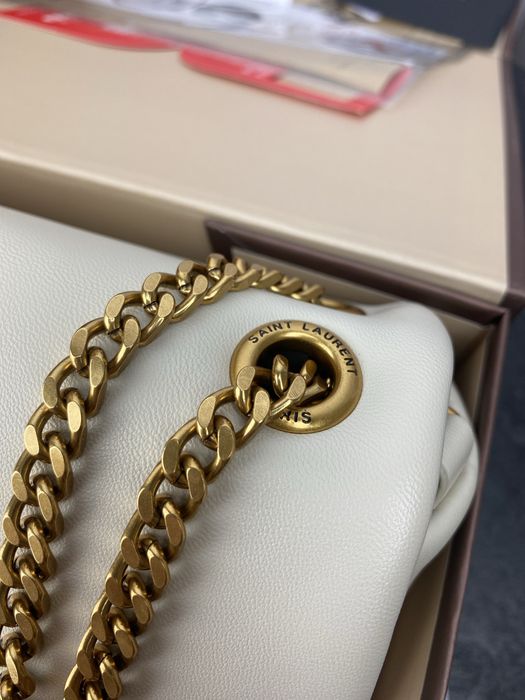 Сумка YSL Yves Saint Laurent Calypso біла