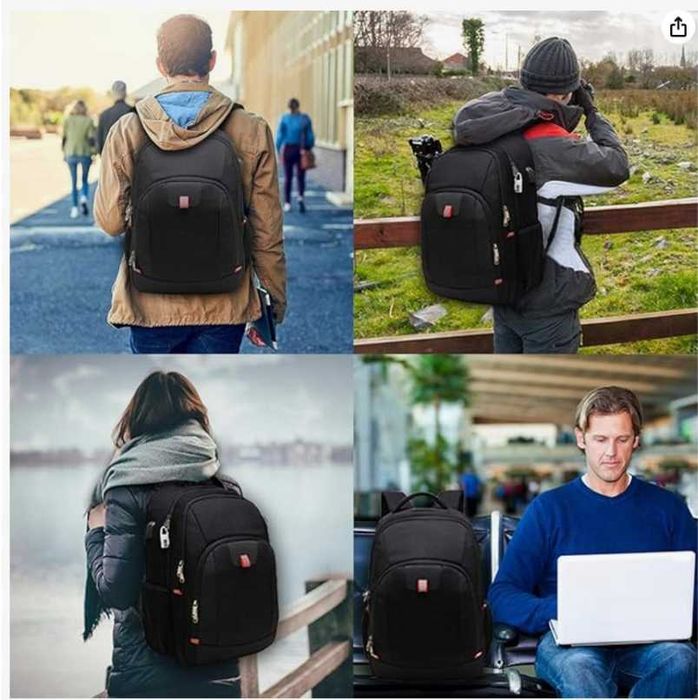 Plecak wodoodporny z portem USB laptop 17,3