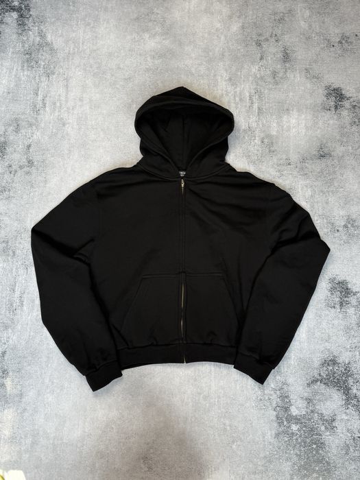 Balenciaga tab worn-out black zip-up hoodie 1:1: 4 900 грн. - Худи