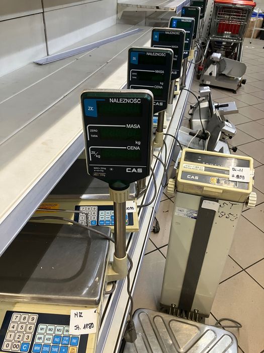 Wagi sklepowe Cas i magazynowe z legalizacją