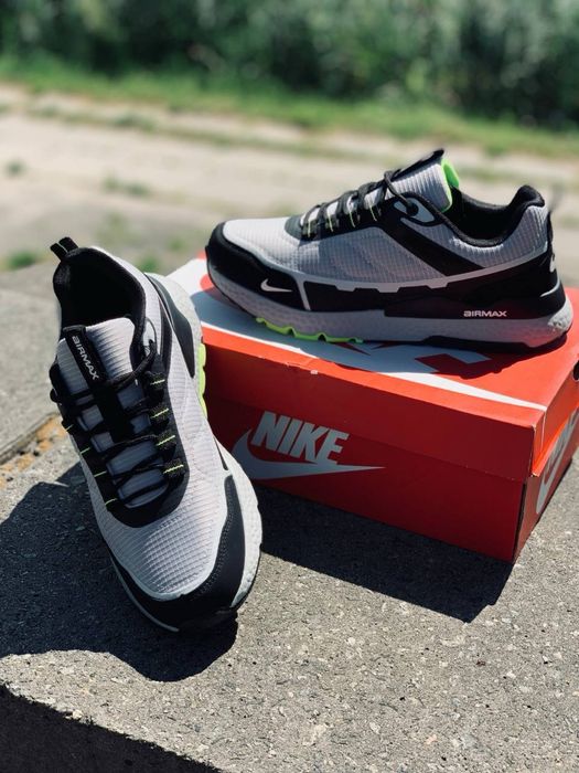 Кросовки Nike водонепроницаемые Осенние кросивки найк Nike air max мужские красовки на каждый день Кожаные мембранные кросовки найк