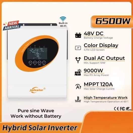 Гібридний інвертор JSDSolar J6500HC-48 WI-FI, 48В, 6.5 кВт