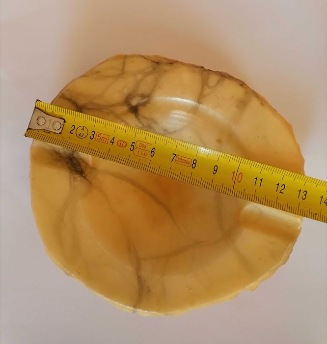 Cinzeiro antigo Alabaster Genoine Itália