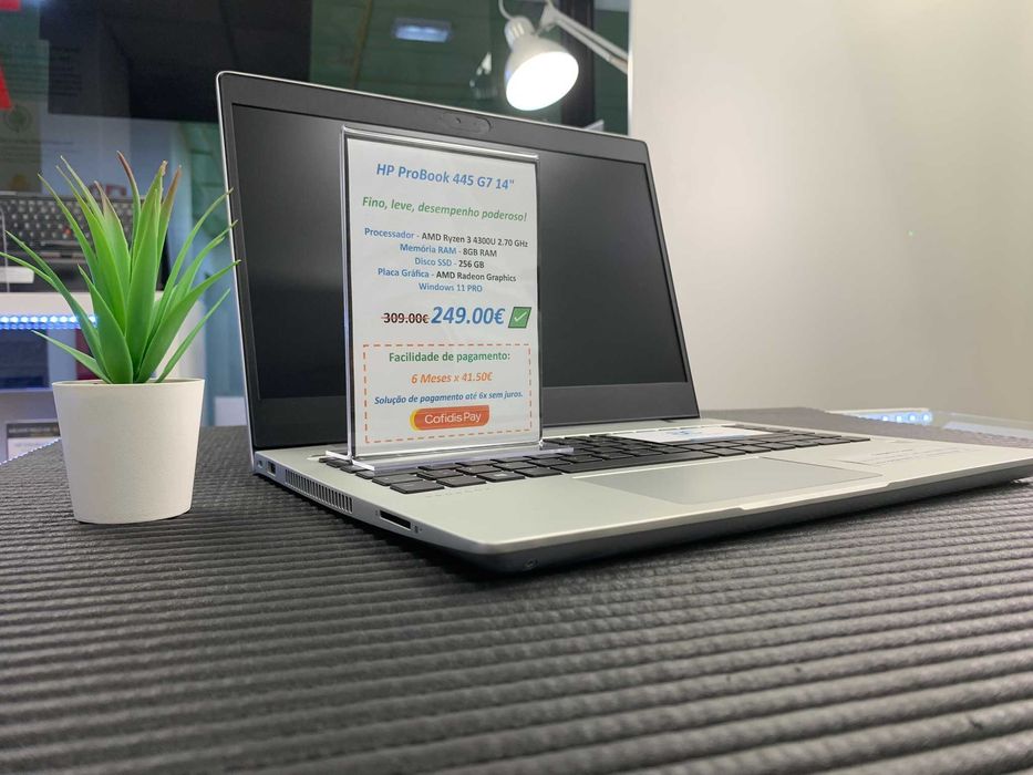 HP ProBook 445 G7 | 8GB RAM | 256GB SSD | Loja Física | Black Friday64552534944897121