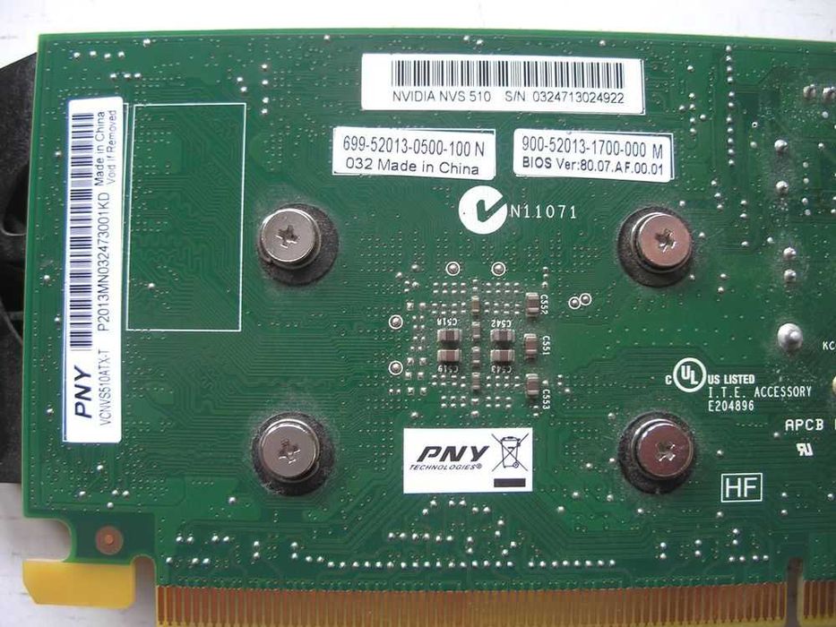 видеокарта nVidia NVS 510 (2 ГБ DDR3)