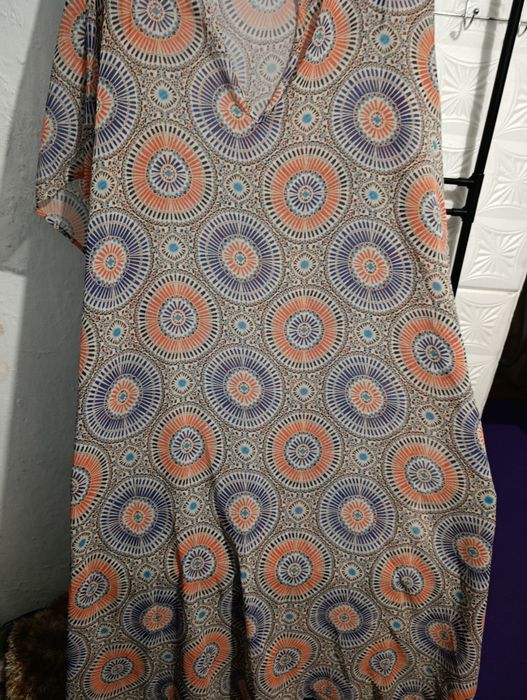 Женское платье для дома, большой размер 60-64. Трикотаж