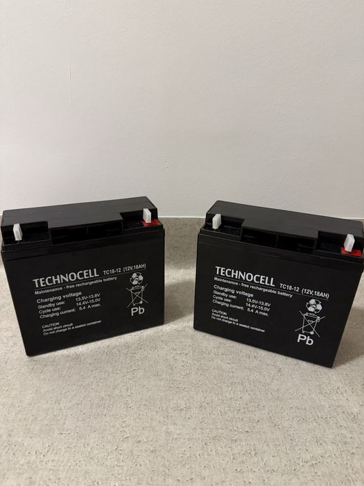 Akumulator 12V 18Ah 2szt.