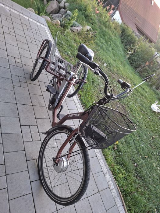 Rower trójkołowy elektryczny firmy interbike