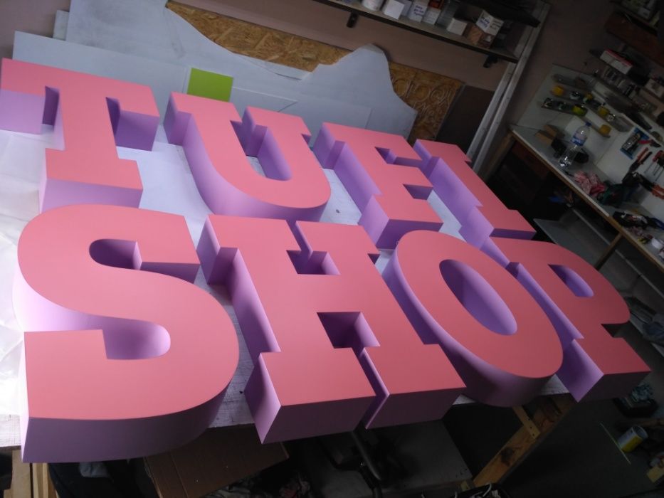 Якісні світлові Букви - Світлодіодні Букви, Лайтбокс, Вивіски, Декор