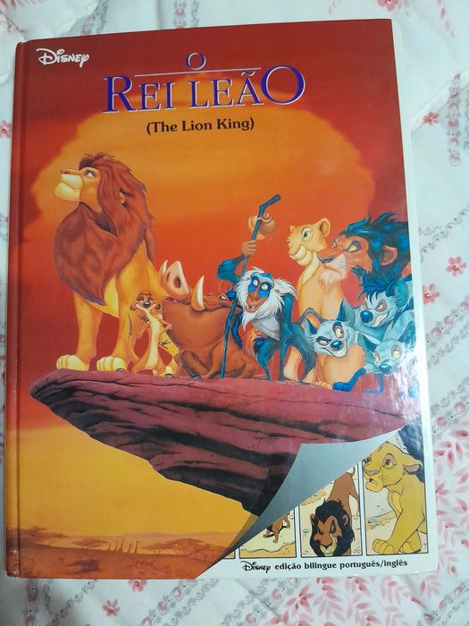 Disney livros toys story rei leao