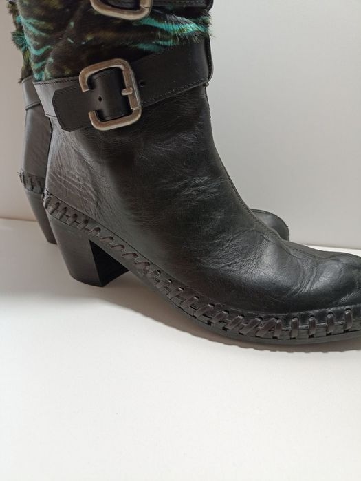 Чоботи жіночі. (Сапоги женские). Натуральна шкіра!!! Демісезонні