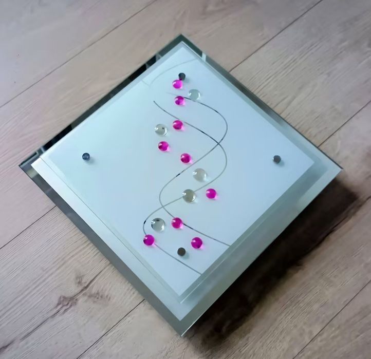 Plafon do pokoju dziewczęcego 32x32  lampa sufitowa balerina