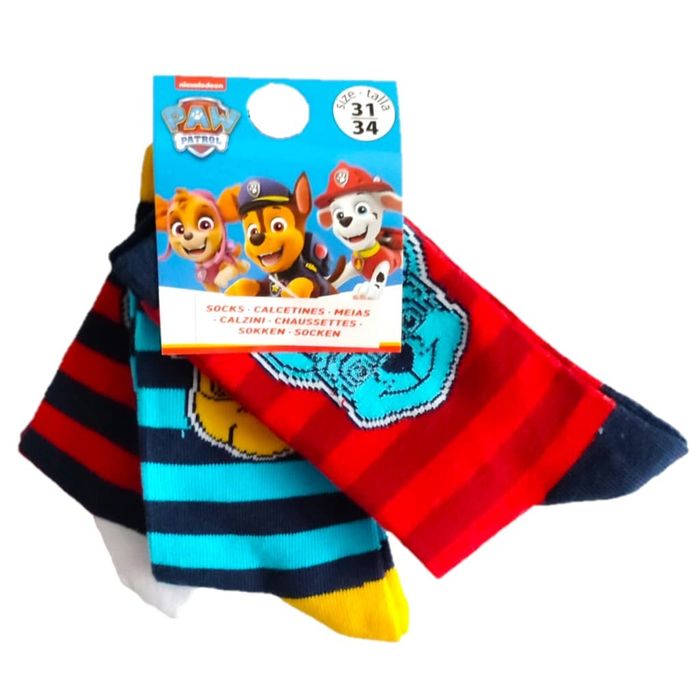 Zestaw Slipy Majtki Chłopięce + Skarpety 3Pak Psi Patrol 122/128