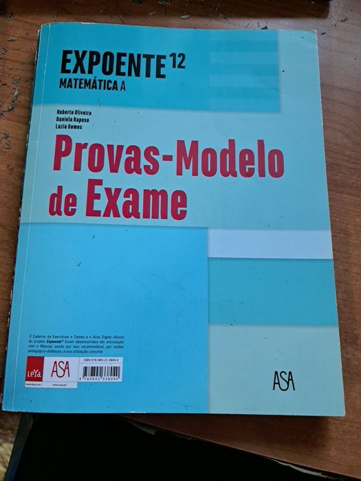 Caderno de atividades de matemática 12°ano: Expoente 12