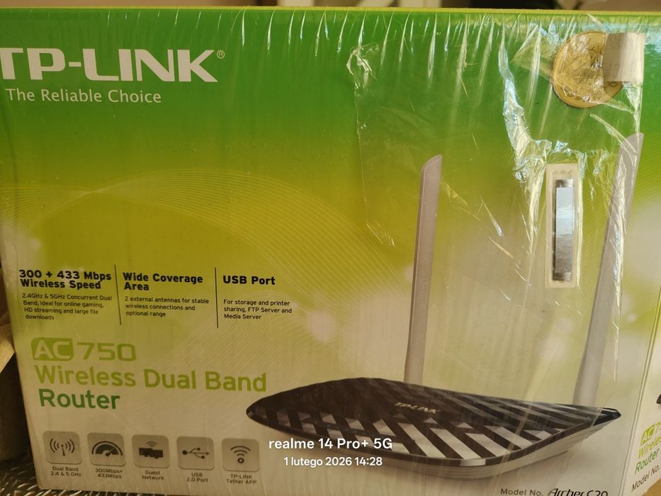 Router Wi-Fi TP-Link AC750