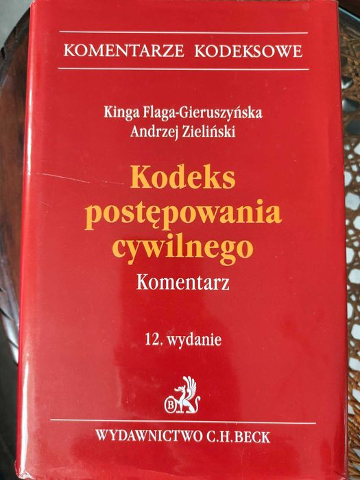 Flaga-Gieruszyńska - Kodeks postępowania cywilnego - Komentarz wyd. 12 - 2024 r.