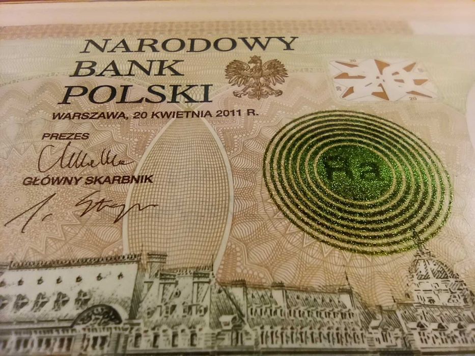 Banknot kolekcjonerski Maria Skłodowska-Curie UNC 6112