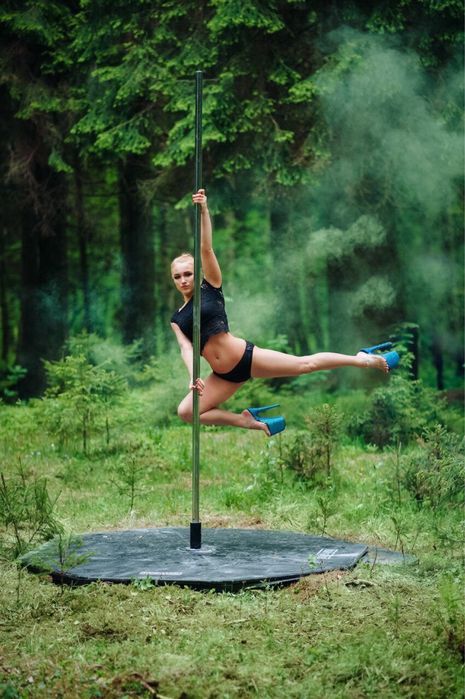 Rurka pole dance 42 mm stage z podestem nowa polska