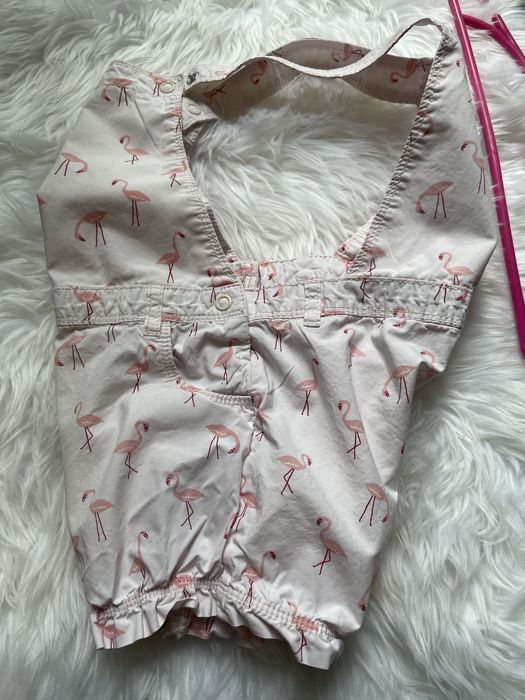 C&A Krótkie Bawełniane Ogrodniczki  rozmiar 98 cm