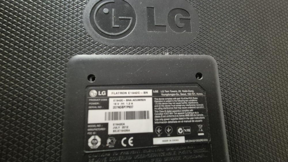 Monitor flatron lg