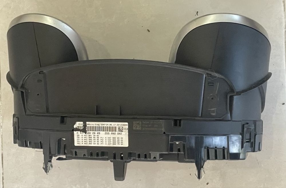 Mercedes w447 панель приборов Distronic Plus А4479002809