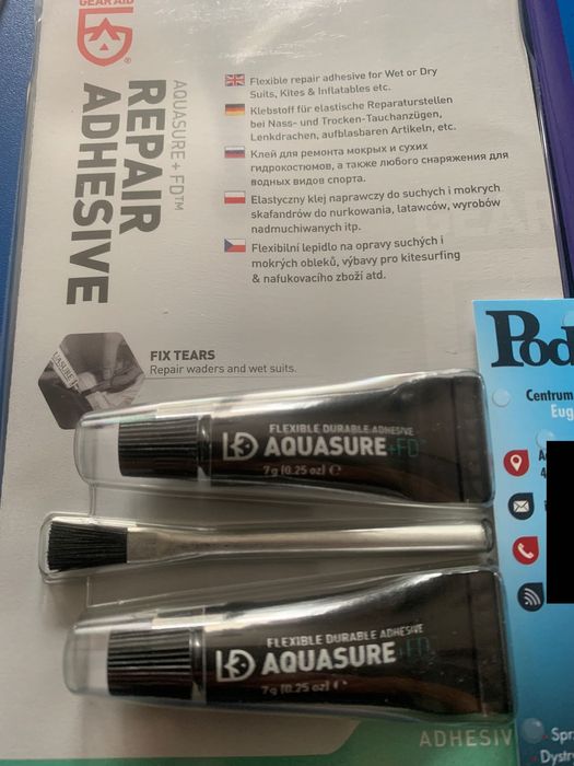 Klej Aquasure silikonowy stosowany do nurkowania itp. wodoodporny