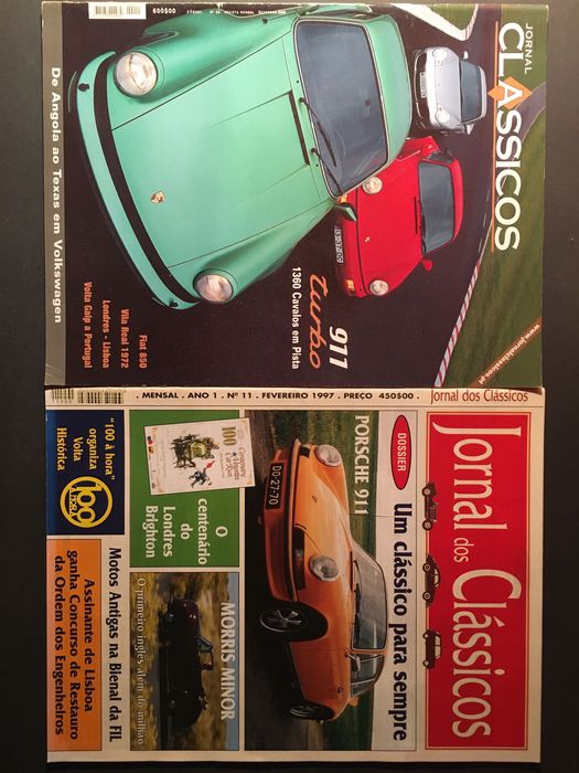 PORSCHE - 9 revistas de diferentes editores sobre o tema