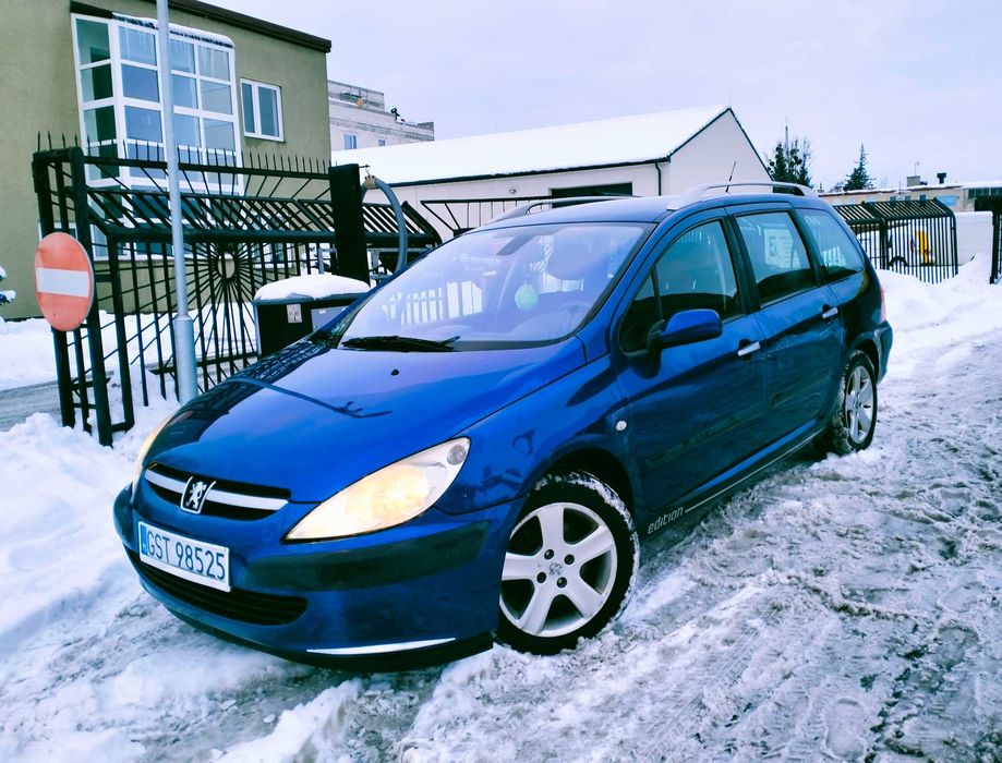 Peugeot 307SW 2.0 HDi 136KM Klimatyzacja Ładny Stan Hak