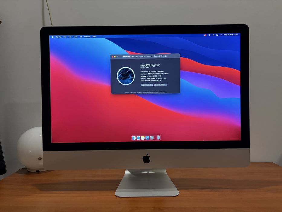 Computador iMac 27 Polegadas (Retina 5K, 27-inch, Late 2014)