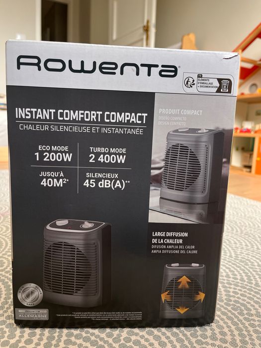 Termoventilador Rowenta - com modo Eco