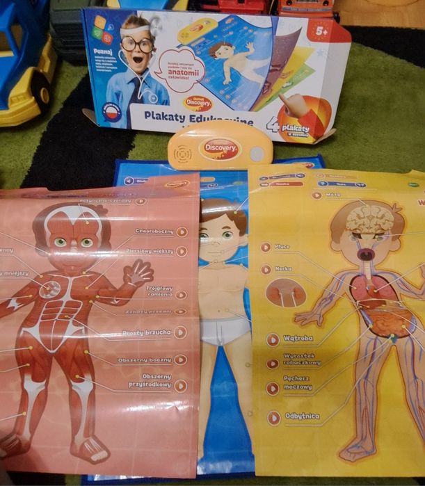 Plakaty edukacyjne człowiek gra