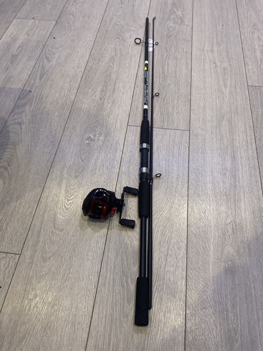 Wedka spinning + kolowrotek casting