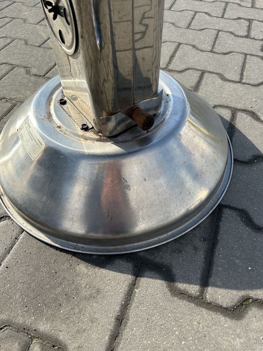 Gril ogrodowy kolumnowy  + szczypce