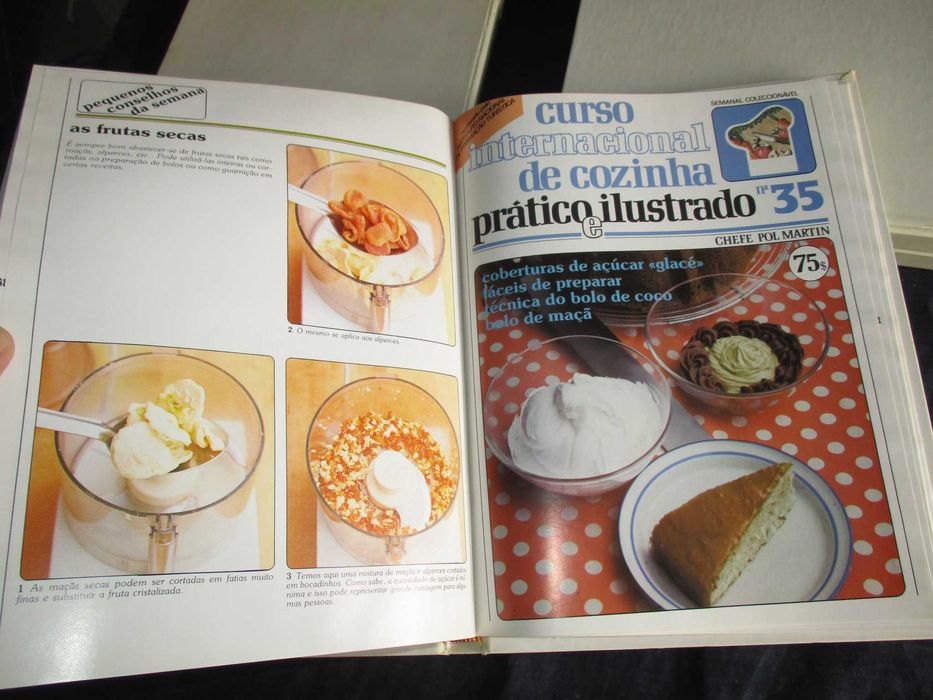 Livro Curso Internacional de Cozinha Prático e Ilustrado Pol Martin