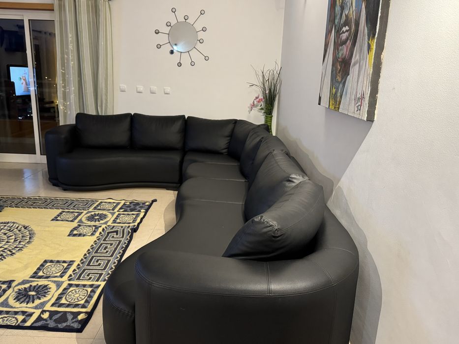 Sofá de Cabedal Modular