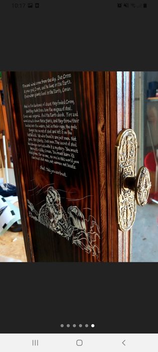 Expositor madeira para espada