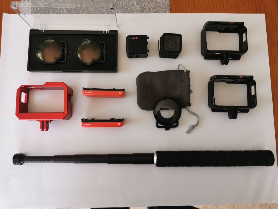 Insta 360 one r às peças.