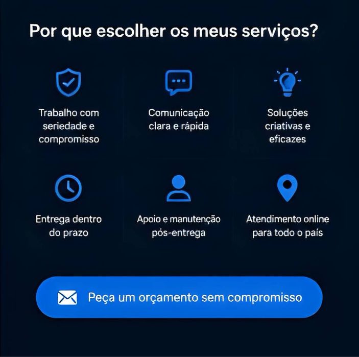 Criação de Sites, Programas e Software Personalizado | Desenvolvedor Freelancer