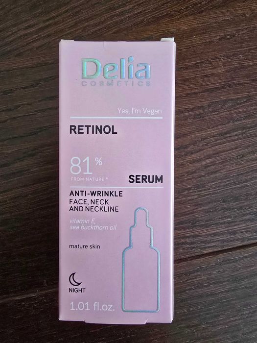 Serum do twarzy przeciwzmarszczkowe Retinol Delia