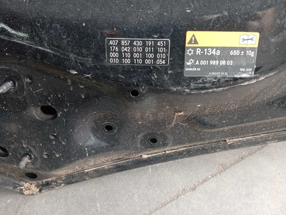 capot mercedes benz classe a w176