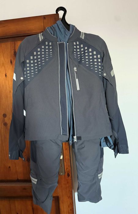 Kurtka+spodnie: BMW Motorrad Aravis AIR, niebieski, męski