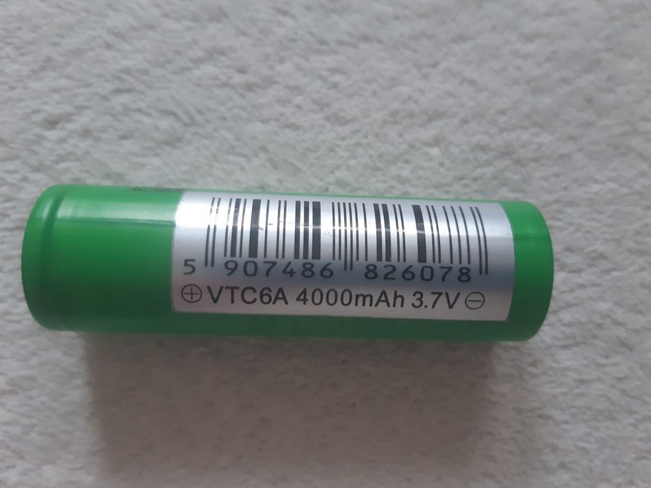 Bateria akumulatorowa. VTC6A 4000mAh 3,7V