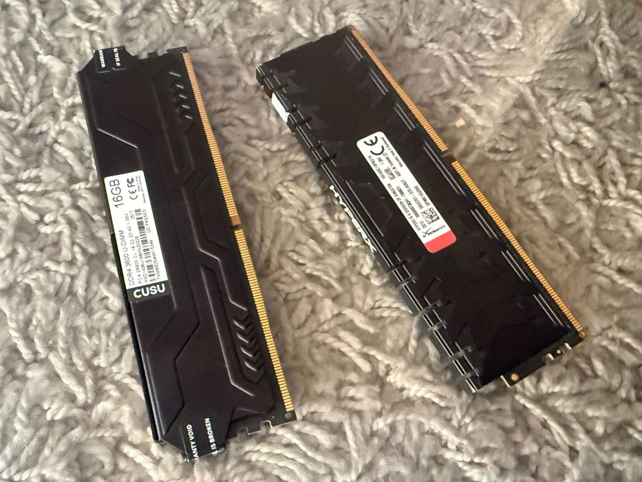 Оперативна памʼять DDR4 Cusu та HyperX