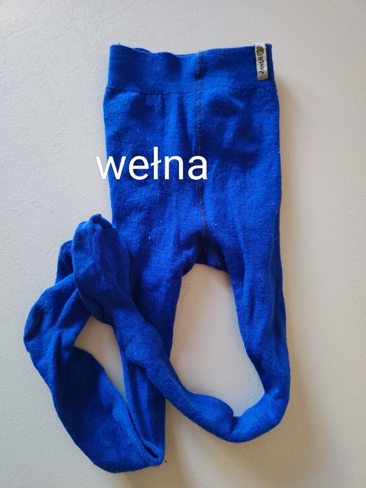 Rajstopy dziecięce wełniane.