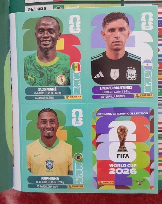 Caderneta Panini Copa do Mundo 2026