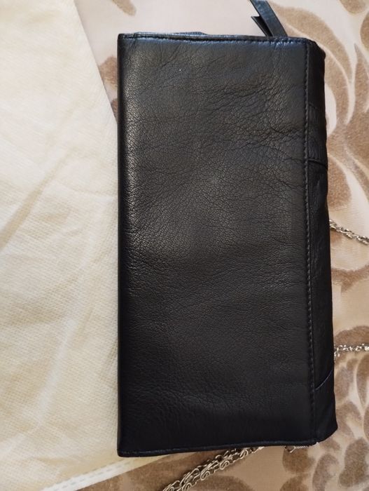 Кожаный клатч кошелек натуральная кожа