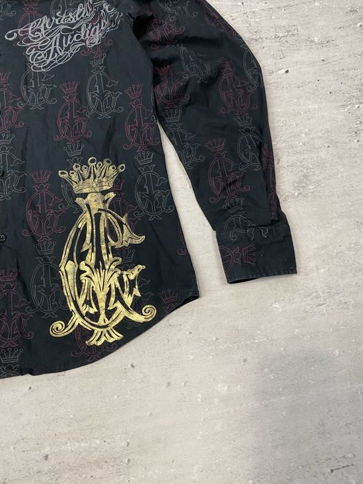 Christian Audigier damska koszula y2k rozmiar XL