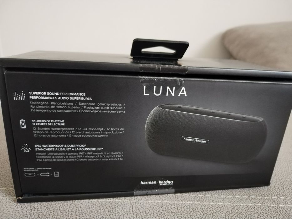 Coluna harman kardon luna nova com factura.
