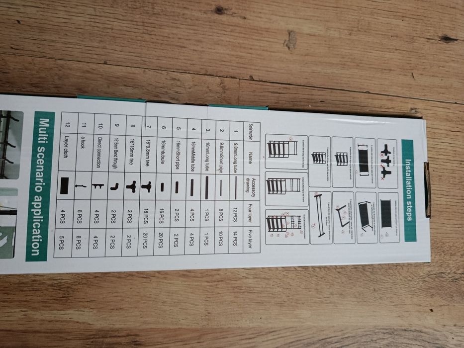 Wieszak stojący regał 5 poziomów