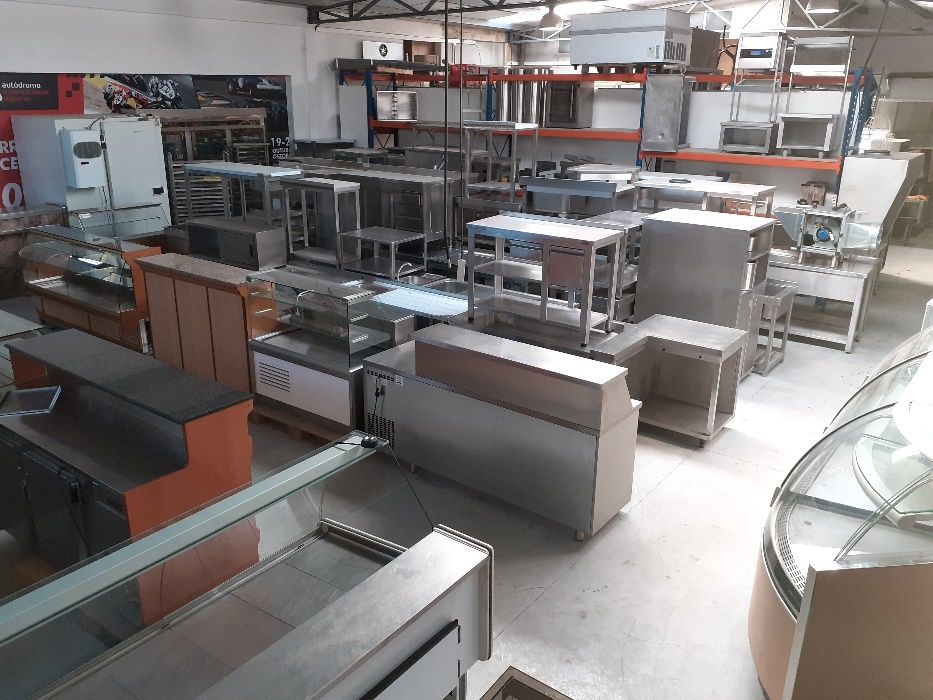 Fornos, Vitrines, Trituradores, Bancadas inox, etc... - NOVOS E USADOS